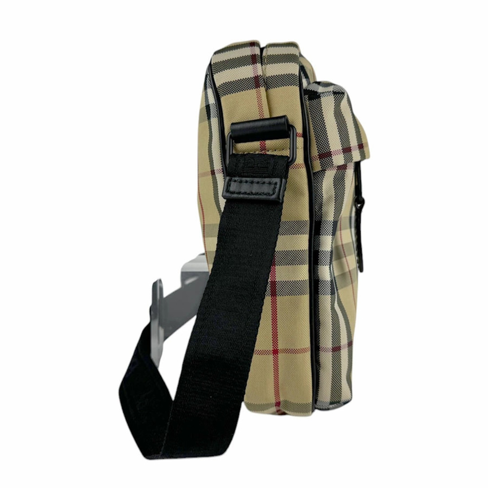 Burberry Crossbody Shoulder Bag Canvas Beige - Picture 2 of 5
